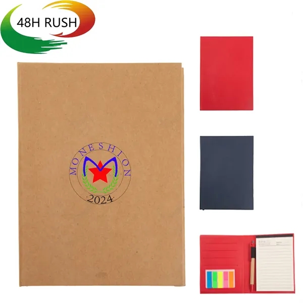 Multicolor Cote Pad w/ PET Sticker and Pen Set