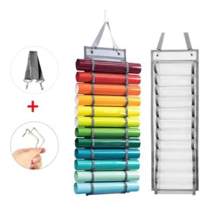 Roll Holder With 12 Compartments Storage Organizer