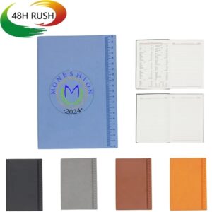 A5 PU Notepad w/ Ruler Pattern