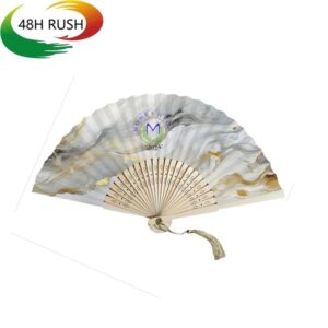 Semi-circular Fine Paper Folding Fan
