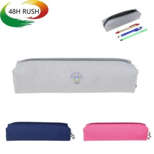 Square Polyester Pencil Case w/ Zipper