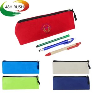 Triangular Canvas Pencil Case