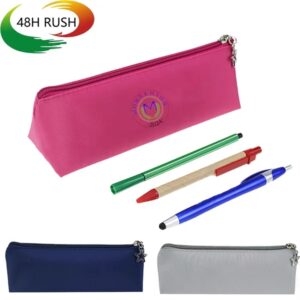 Polyester Triangle Pencil Case