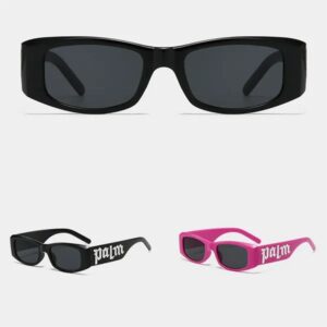 Retro Square Cat Eye Letter Sunglasses