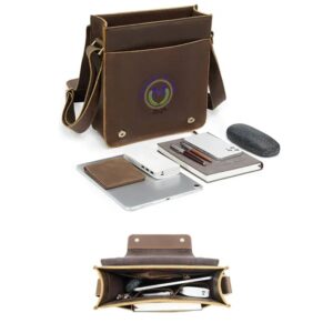 High-grade  Crazy Horse Leather Crossbody Sling Bag