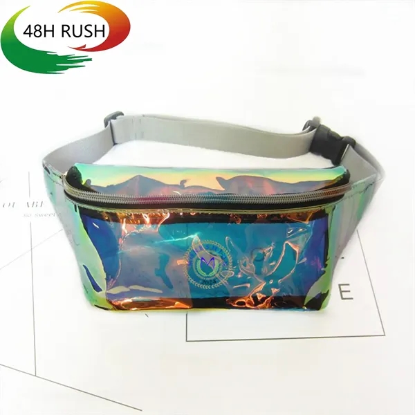 Laser Colorful Cross-body Bag W/ Zipper