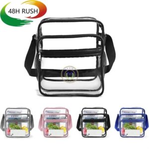 Transparent Shoulder Bag W/ Zipper