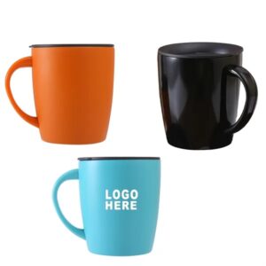 13 oz Stainless Steel Double Wall Coffee Mug Cups with Lid