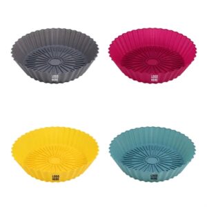 Round Baking Tray Silicone Pot Air Fryers Cooking