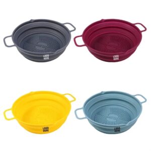 Collapsible With Ear Round Baking Tray