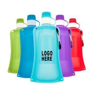 17oz Silicone Collapsible Travel Camping Outdoor Water Bag