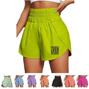 High Waisted Dolphin Running Shorts