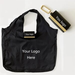 Portable Shopping Feychain Tote W/ Carabiner