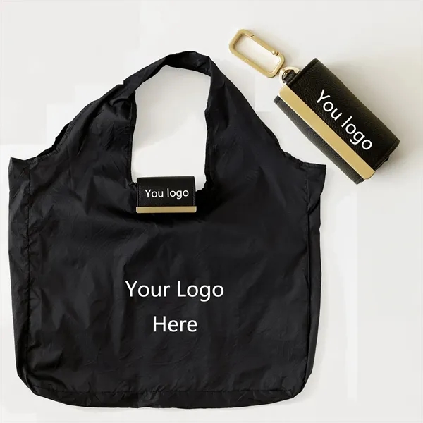 Portable Shopping Feychain Tote W/ Carabiner