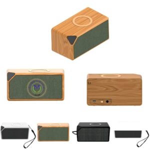 2 in 1 Bluetooth SpeakerandWireless Charger W/ Landyard