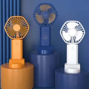 Handheld Pocket Foldable Mini Fans W/ Phone Holder