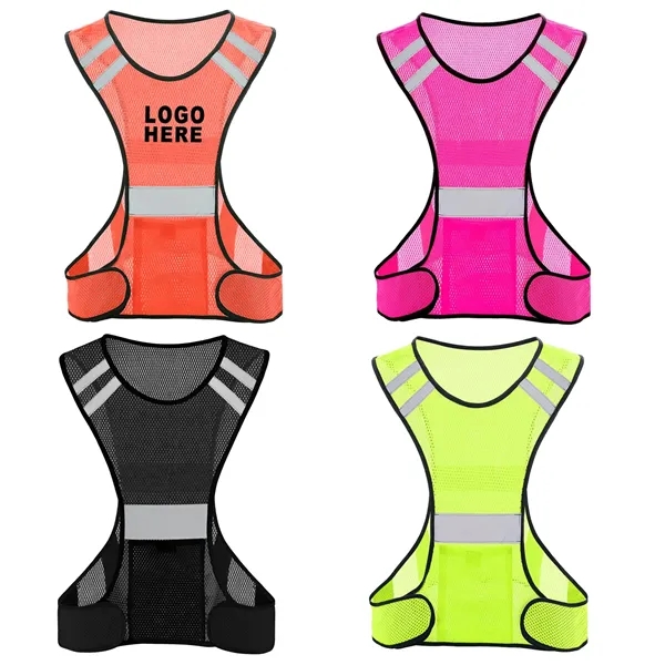 High Visibility Reflective Safety Running Mesh Vests
