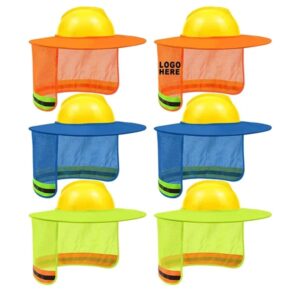 Reflective Folding Breathable Sunshade for Safety Helmet