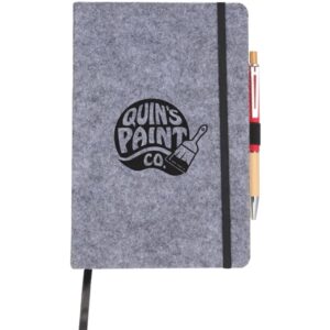 The Goods 8" x 5.5" Recycled Felt Bound Notebook