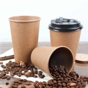 Coffee Paper Cup Wwith Lid
