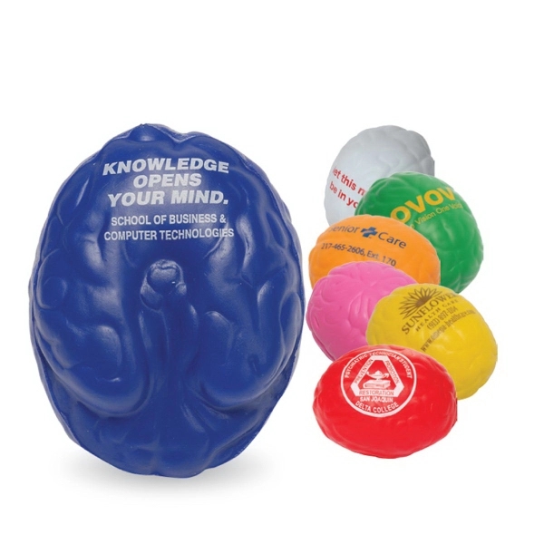Brain shaped stress reliever