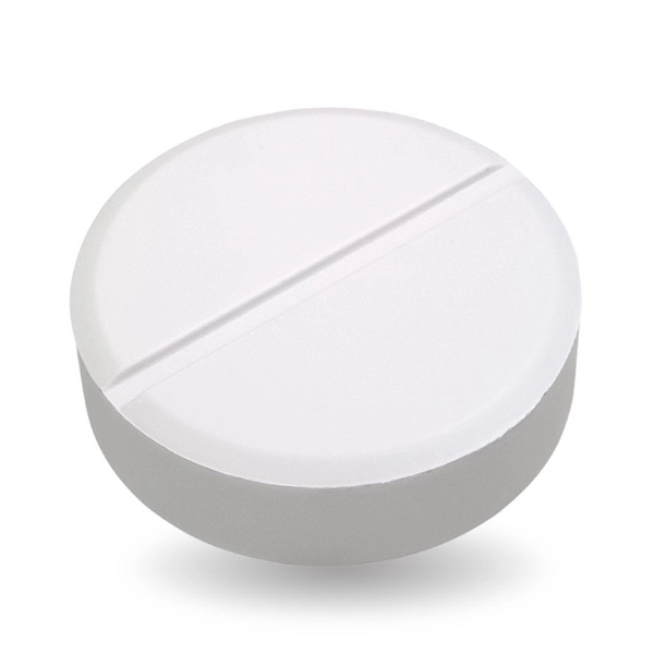 Tablet shaped stress reliever