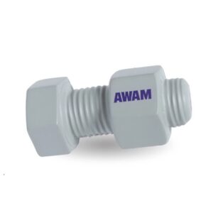 Bolt nut shaped stress reliever