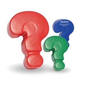 Question mark shaped stress reliever