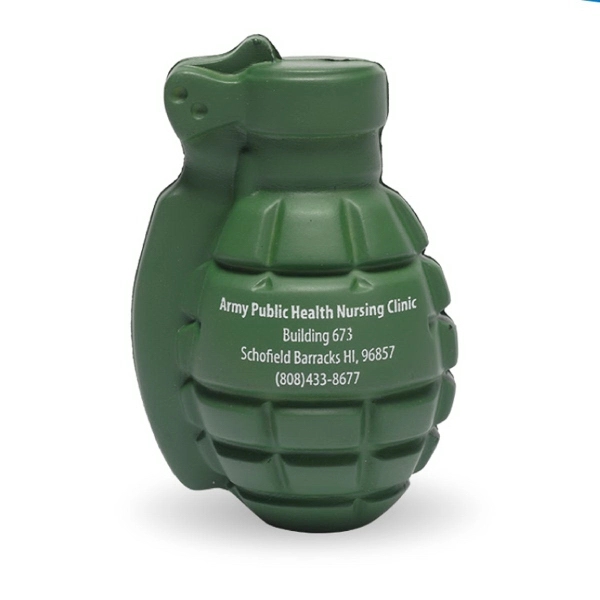 Grenade shaped stress reliever