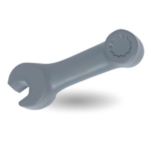 Wrench shaped stress reliever