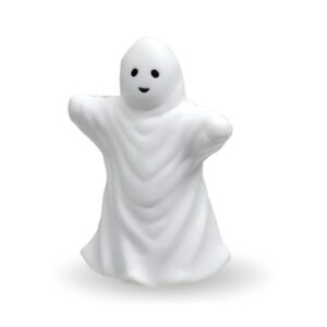 Glow in the dark ghost shaped stress reliever