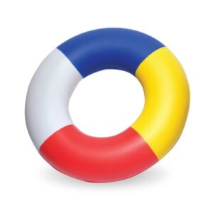 Lifesaver shaped stress reliever