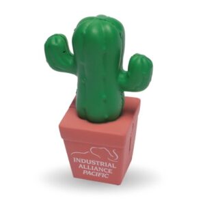 Cactus in pot shaped stress reliever