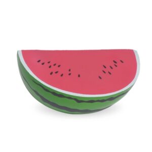 Sliced watermelon shaped stress reliever