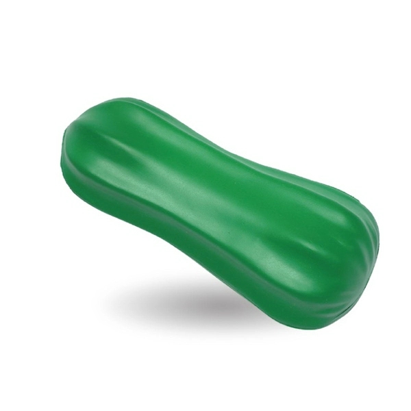 Green squash shaped stress reliever