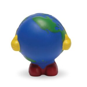 Earth ball man figure stress reliever