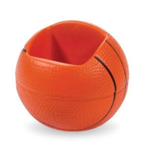 Basketball cell phone holder stress reliever
