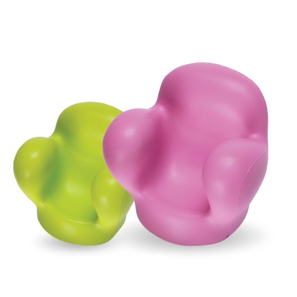 Armchair cell phone holder stress reliever