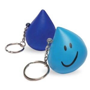Droplet key chain and stress reliever