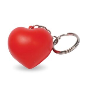 V heart key chain and stress reliever