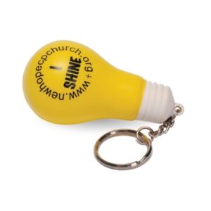 Light Bulb Key Chain and Stress Reliever