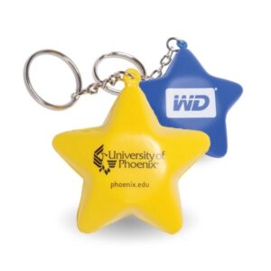 Star key chain and stress reliever
