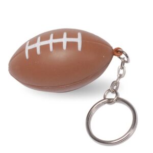 Football key chain and stress reliever