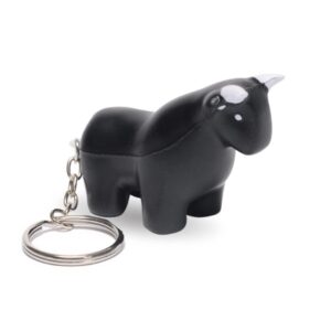 Bull key chain and stress reliever