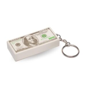 Hundred dollar key chain and stress reliever