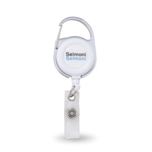 2" x 1 3/8" Round Shape Badge Retriever