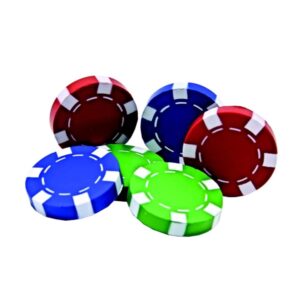 Poker Chip shaped stress reliever