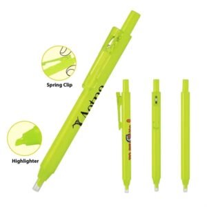 Sunset Retractable Highlighter