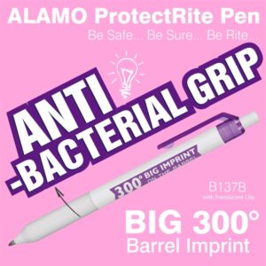 Alamo™ ProtectRite Antibacterial with Translucent Clips