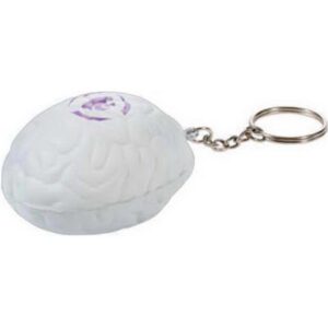 Brain key chain and stress reliever